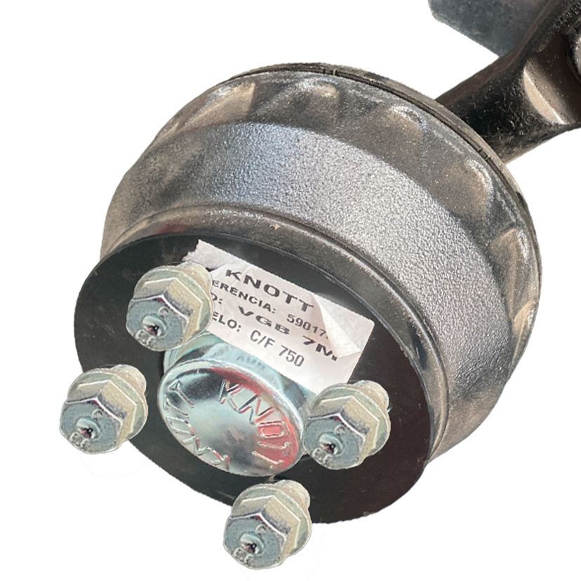 Eje con freno 750kg 4X100