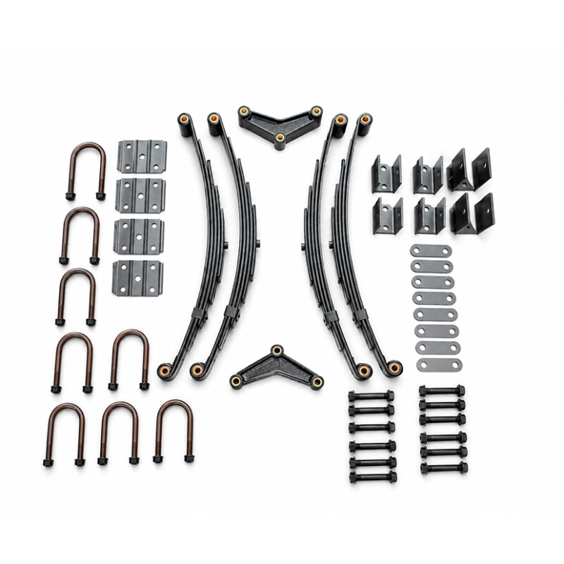 Kit completo de suspension con ballestas 3500 libras para 2 ejes